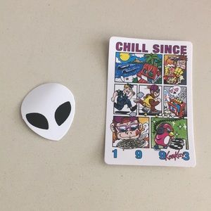 1 of each brandy Melville sticker!!